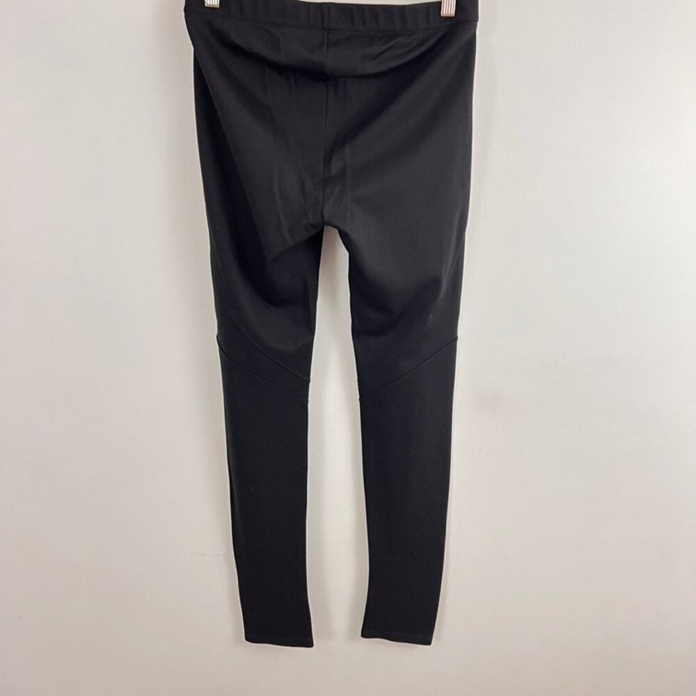 Helmut Lang Black Bondage Jersey Leggings Pull on Women Size Medium - Picture 2 of 9